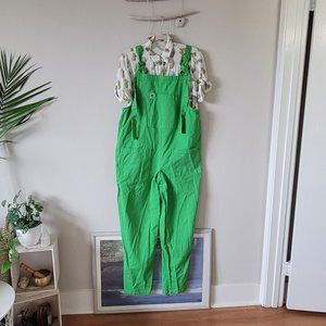 LUCY&YAK Atlas Dungaree: ORGANIC TWILL - Cacti Green - S REG